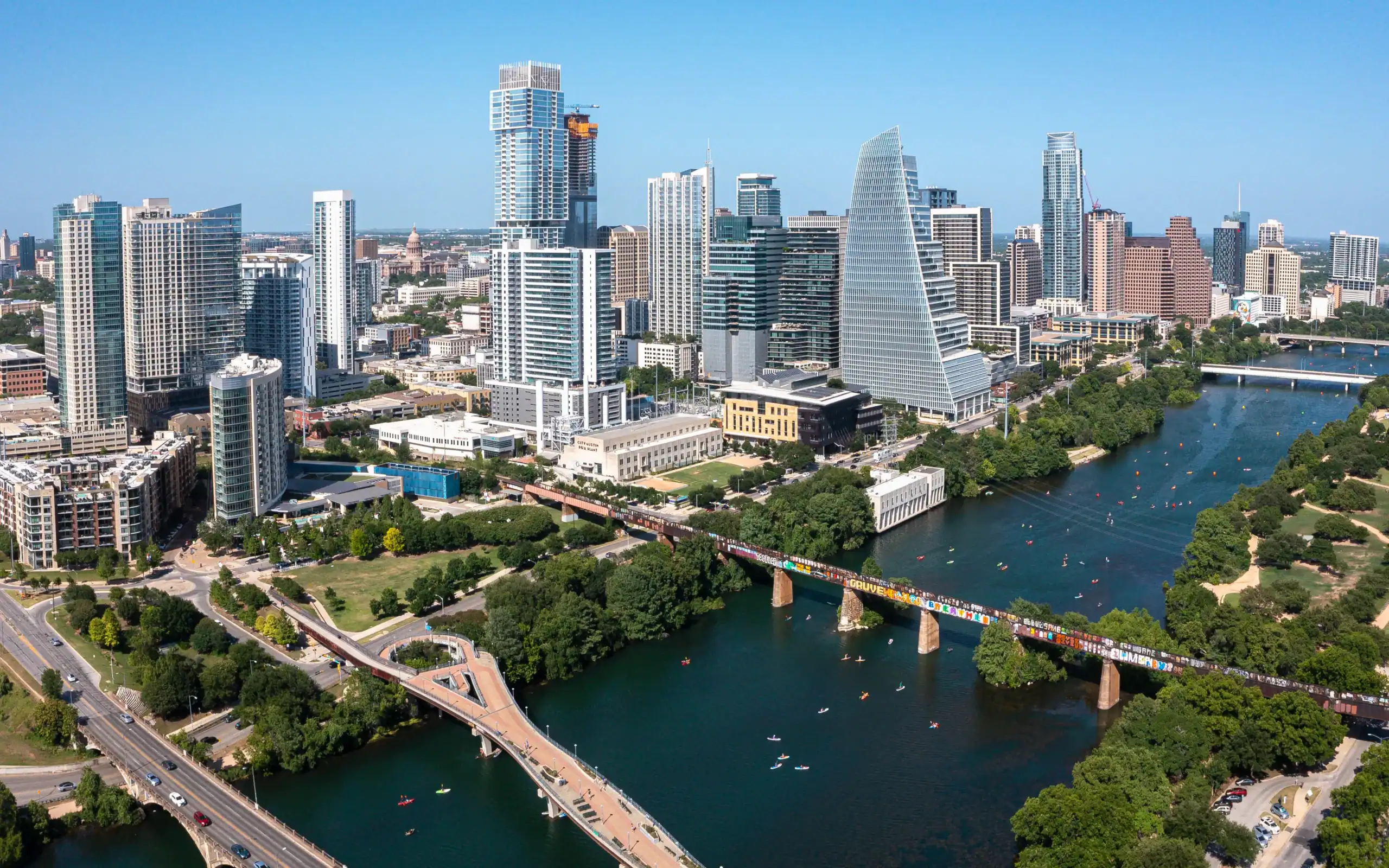 Shopping and entertainment district in Austin TX